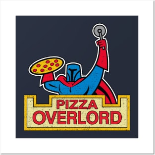 Pizza Overlord (Alt Worn) Posters and Art